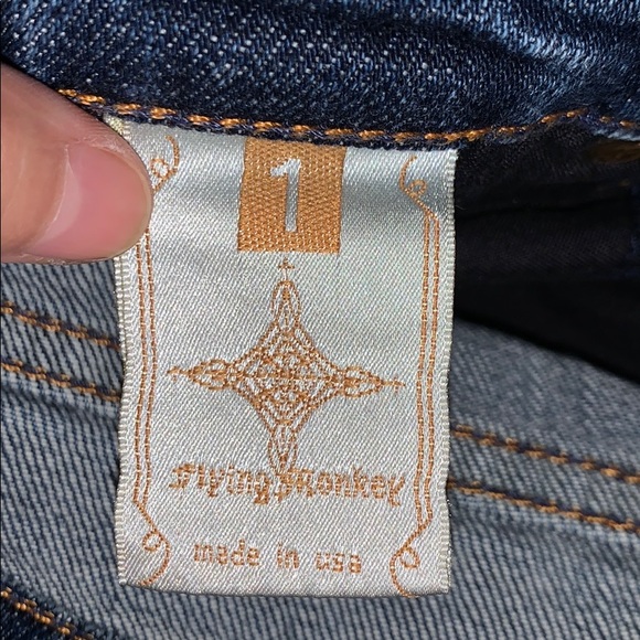“Flying Monkey” Size 1 Women’s Jeans - Picture 4 of 6